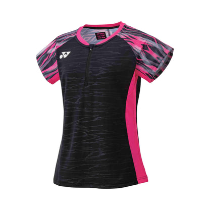 YONEX WOMEN'S CREW NECK SHIRT #20636EX BLACK 2XL