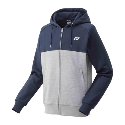 YONEX MEN'S SWEAT FULL ZIP HOODIE #50121EX NAVY/BLUE 2XL