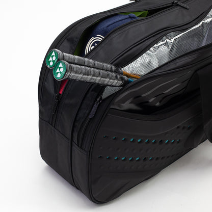 YONEX TOURNAMENT BAG# 3D-Q014-2231-T01-S BLACK / CERAMIC ZZZ