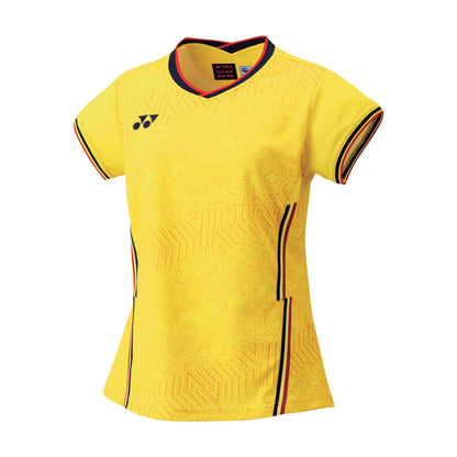 YONEX WOMEN'S CREW NECK SHIRT # 20682EX LIGHT YELLOW L