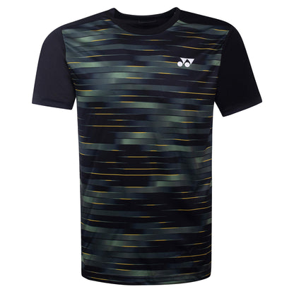 YONEX MEN'S ROUND NECK T-SHIRT # RM-S092-1611-CW4-22-S JET B