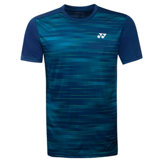 YONEX MEN'S ROUND NECK T-SHIRT # RM-S092-1611-CW4-22-S JET B
