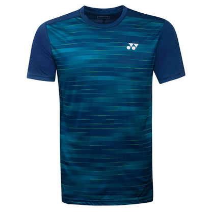 YONEX MEN'S ROUND NECK T-SHIRT # RM-S092-1611-CW4-22-S JET B