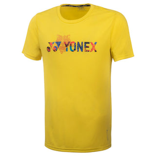 YONEX JUNIOR ROUND NECK T-SHIRT # RJ-S092-1859-L22-S BUTTERC