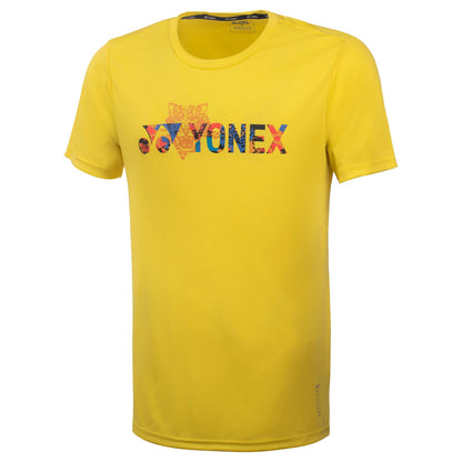 YONEX JUNIOR ROUND NECK T-SHIRT # RJ-S092-1859-L22-S BUTTERC