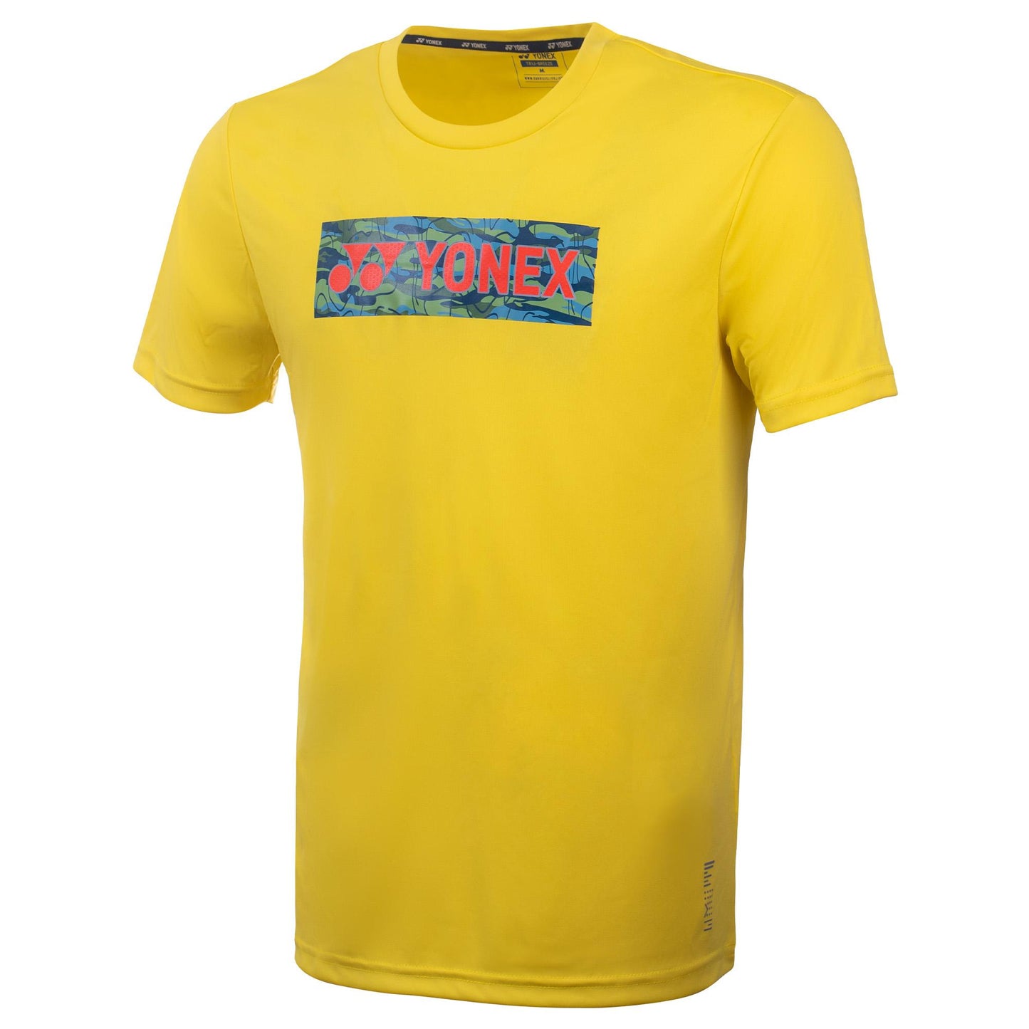 YONEX MEN ROUND NECK T-SHIRT # RM-S092-1864-L22-S BUTTERCUP