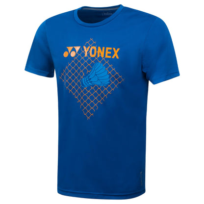 YONEX MEN ROUND NECK T-SHIRT # RM-S092-1866-L22-S BUTTERCUP