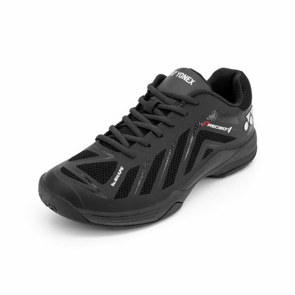 YONEX MENS BADMINTON SHOES # PRECISION 1 BLACK 23.5