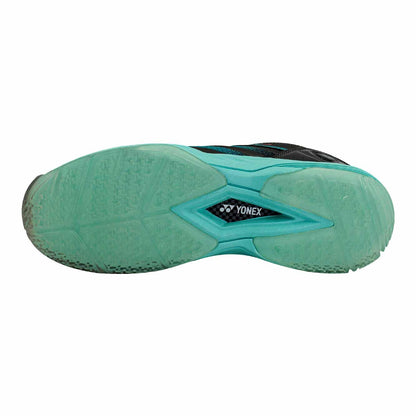 YONEX MENS BADMINTON SHOES # AKAYU SUPER 4 BLACK/BRIGHT RED