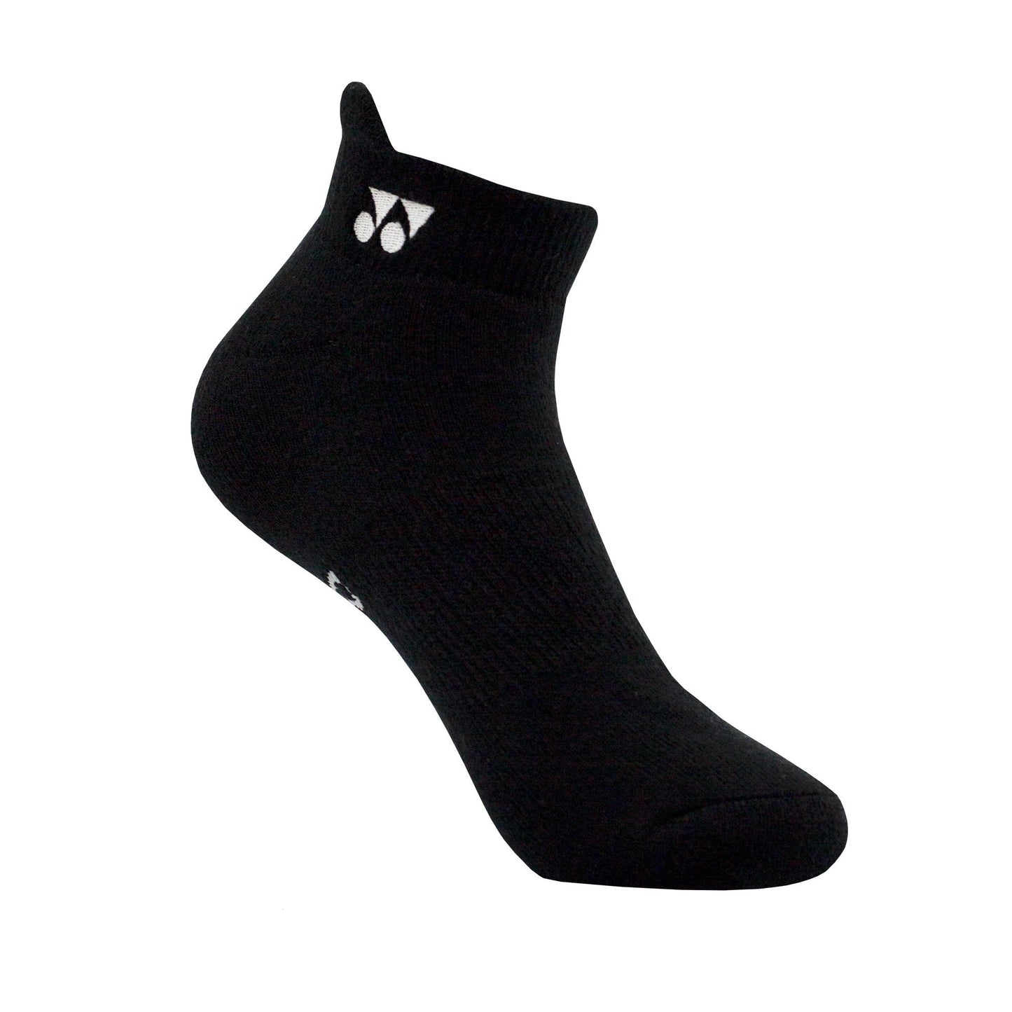 YONEX LADIES SOCKS  # SSMP 0555SW-SR BLACK/FLASH RED 1IN1