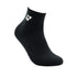 YONEX MEN'S SOCKS # SSMP 1255SM-SR BLACK/BRIGHT ORANGE 1IN1