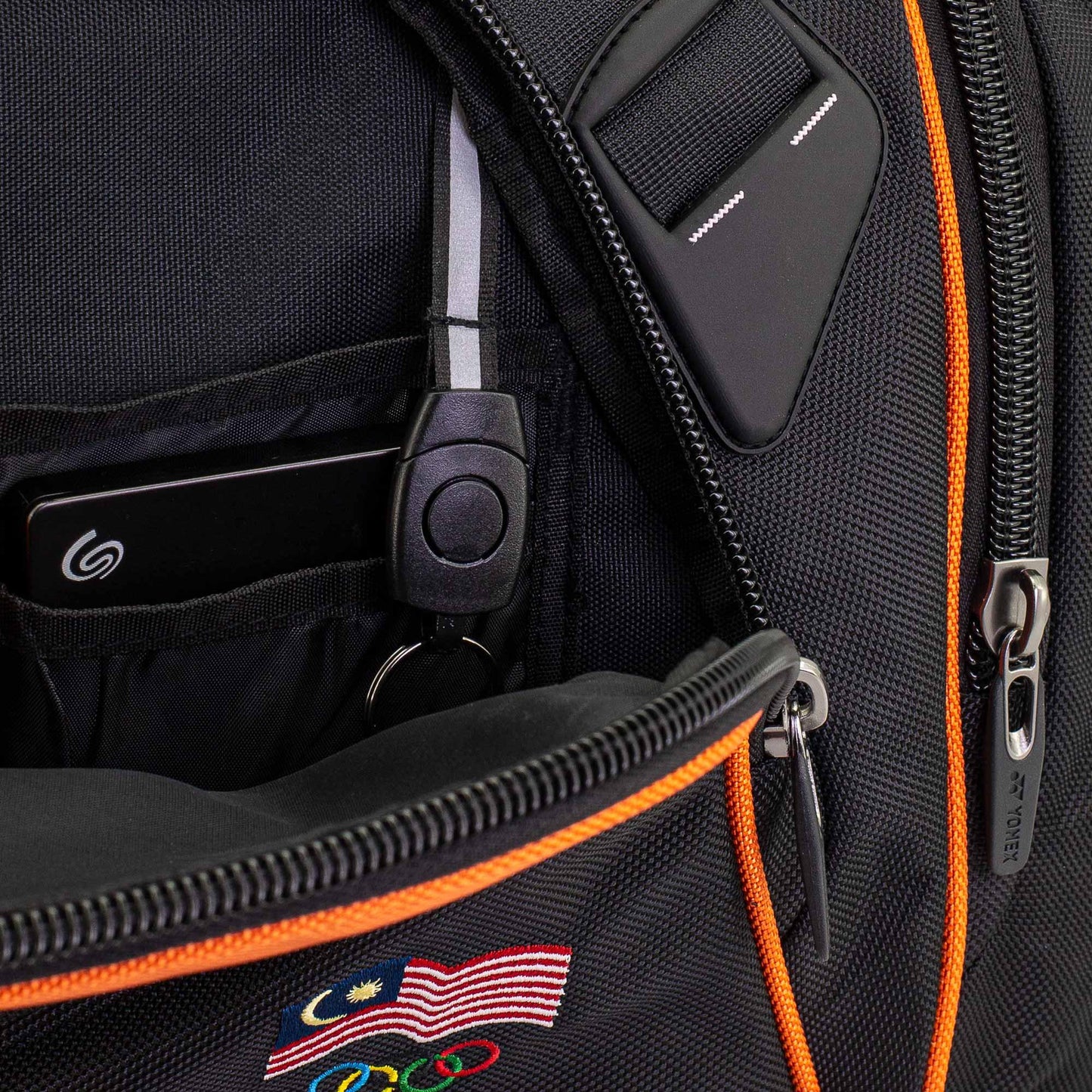 YONEX OCM ATHLETE DUFFEL BAG # DB-G021-D01AO-OCM22-S BLACK 2