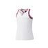 YONEX WOMEN'S TANK T-SHIRT #20649EX WHITE/RED 2XL