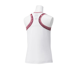 YONEX WOMEN'S TANK T-SHIRT #20649EX WHITE/RED 2XL