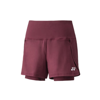 YONEX WOMEN'S SHORTS #25060EX WINE RED 2XL
