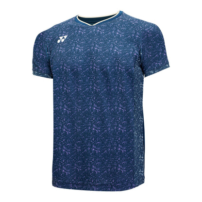 YONEX MEN'S CREW NECK SHIRT # 10496EX NAVY /BLUE PURPLE 3XL