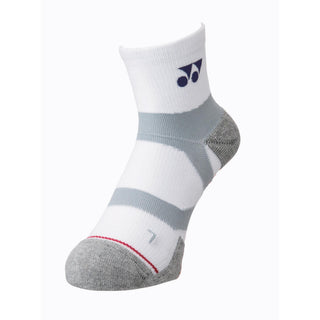 YONEX SPORT CREW SOCKS #19150YX WHITE/GREY L