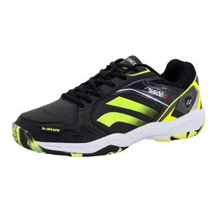 YONEX MENS BADMINTON SHOES # AKAYU SUPER 5 BLACK/ NEON LIME