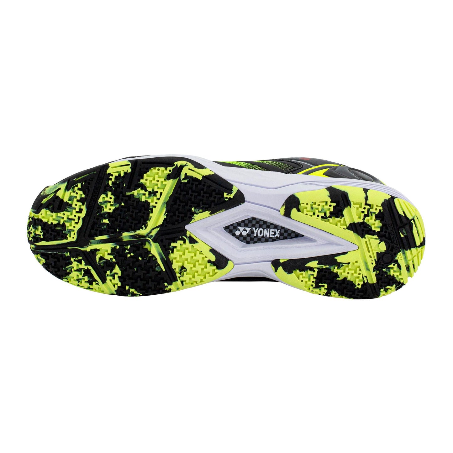 YONEX MENS BADMINTON SHOES # AKAYU SUPER 5 BLACK/ NEON LIME