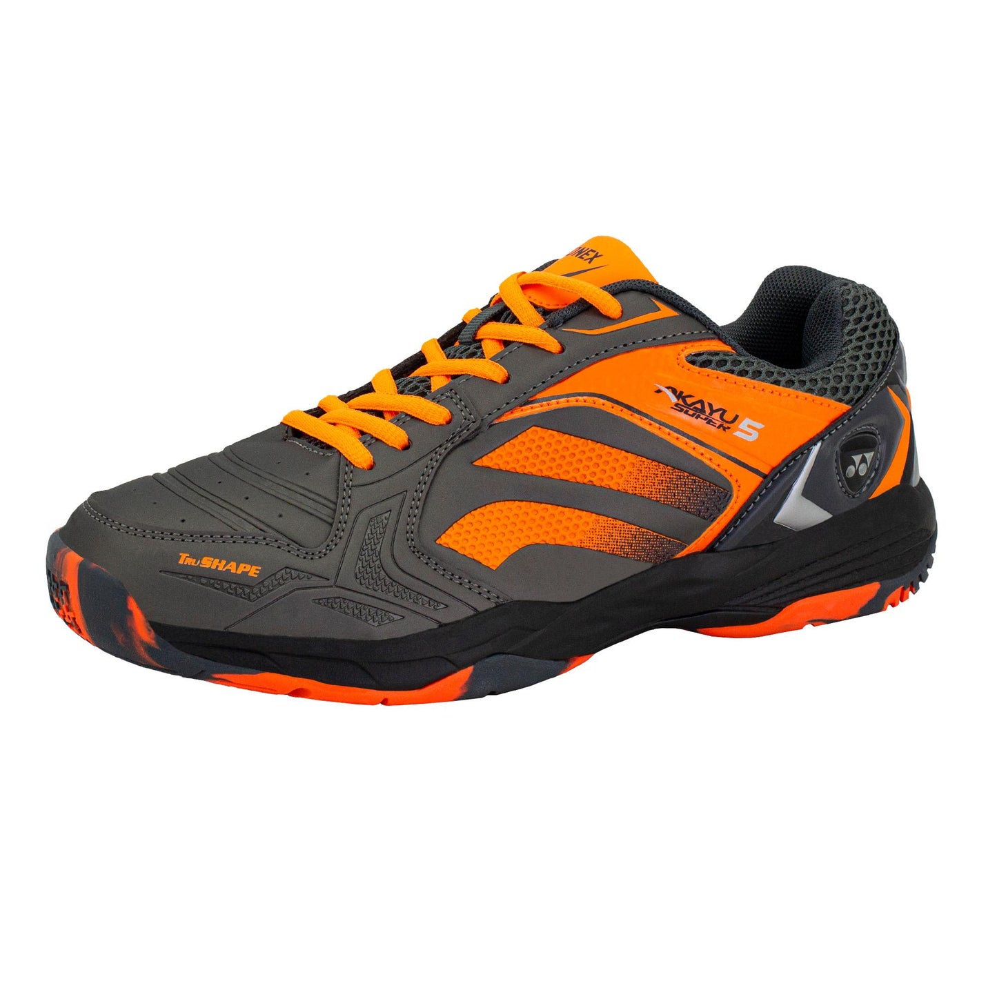 YONEX MENS BADMINTON SHOES # AKAYU SUPER 5 BLACK/ NEON LIME