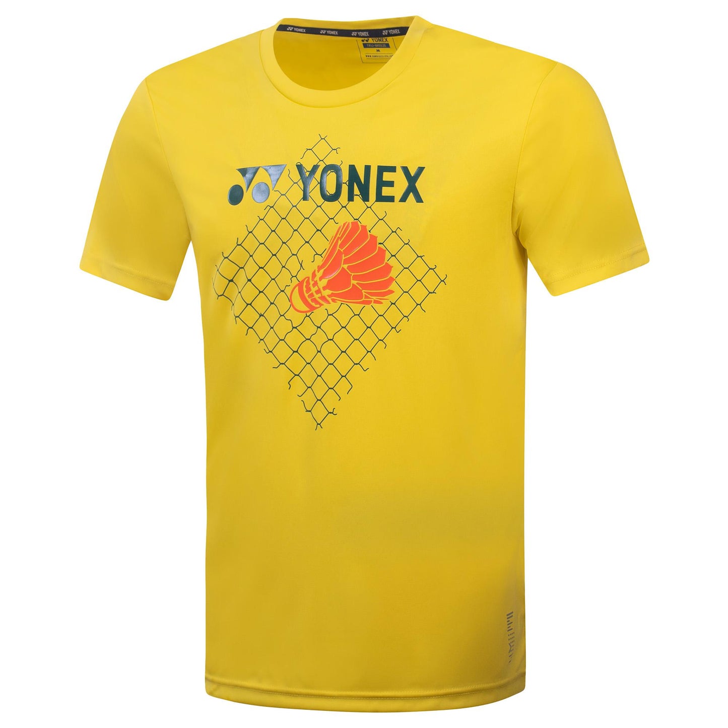 YONEX MEN ROUND NECK T-SHIRT # RM-S092-1866-L22-S BUTTERCUP