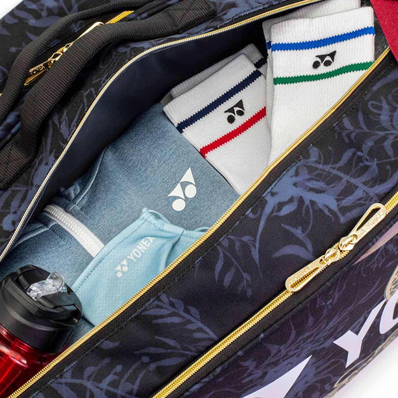 YY OSAKA PRO RACQUET BAG 6PC # BAGN926EX GOLD/PURPLE ZZZZ