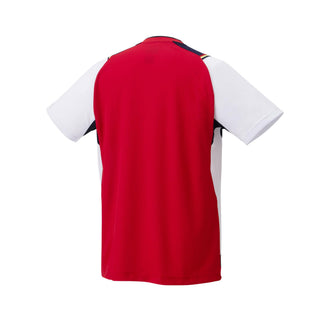 YONEX MEN'S CREW NECK SHIRT # 10489EX RUBY RED 3XL