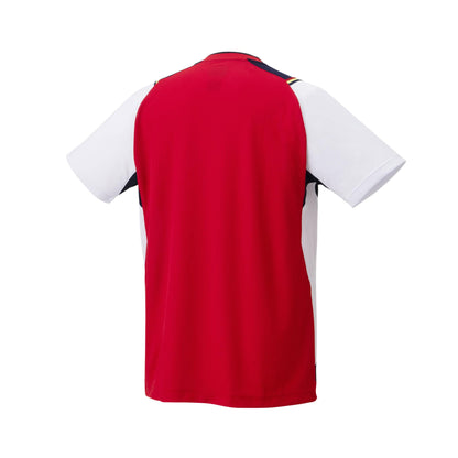 YONEX MEN'S CREW NECK SHIRT # 10489EX RUBY RED 3XL