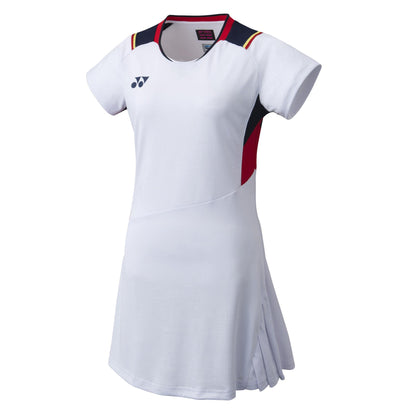 YONEX WOMEN'S DRESS(WITH INNER SHORTS) # 20686EX RUBY RED L