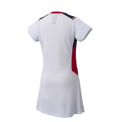 YONEX WOMEN'S DRESS(WITH INNER SHORTS) # 20686EX RUBY RED L