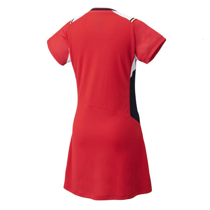 YONEX WOMEN'S DRESS(WITH INNER SHORTS) # 20686EX RUBY RED L