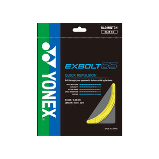 YY BADMINTON STRING EXBOLT 65 # BGXB65 BLACK