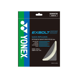 YY BADMINTON STRING EXBOLT 65 # BGXB65 BLACK