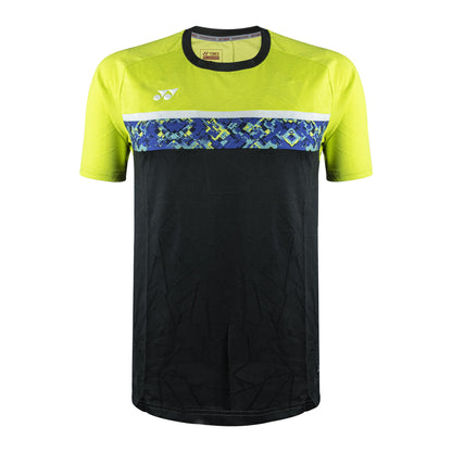 YY MENS RN  SHIRT # RM-S092-2319-AW22-S ACID LIME/ JET BLACK
