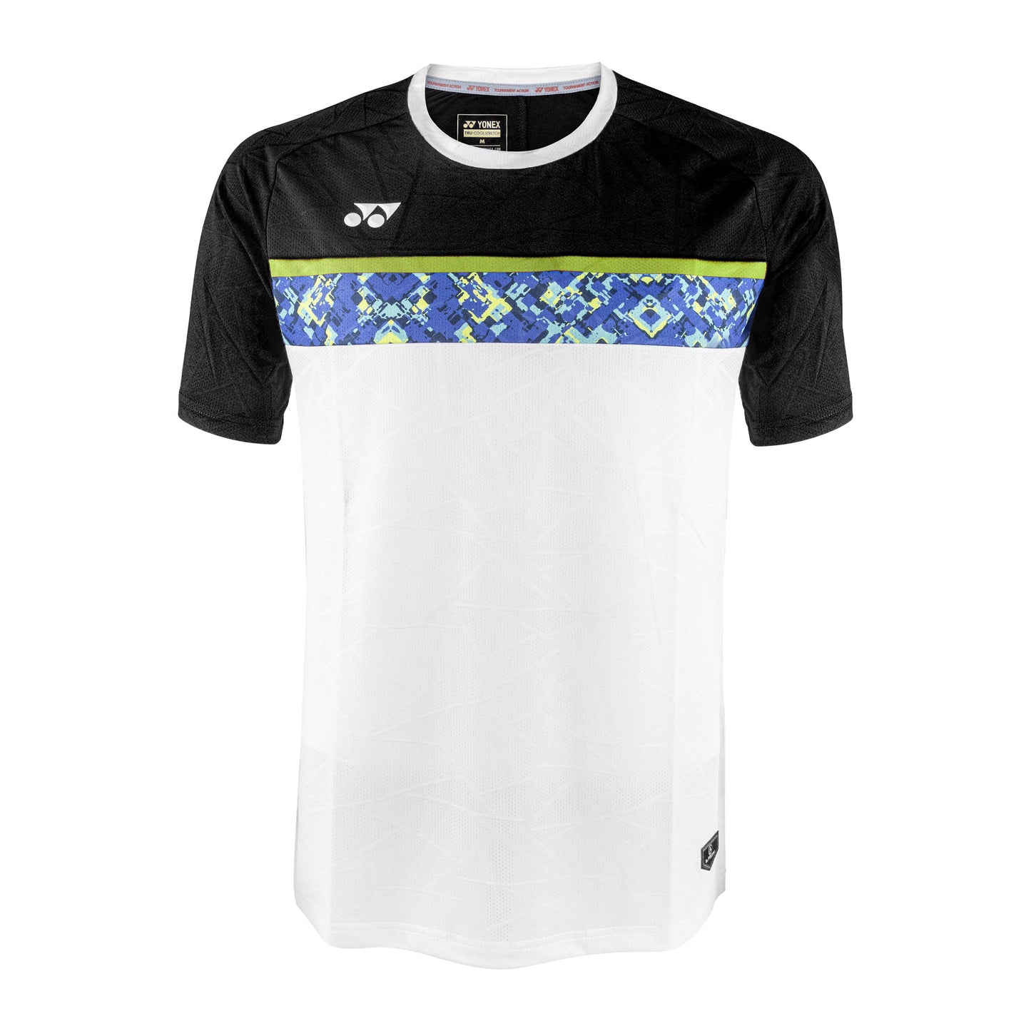 YY MENS RN  SHIRT # RM-S092-2319-AW22-S ACID LIME/ JET BLACK
