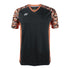 YY MENS V- SHIRT # VM-S092-2322-AW22-S HOT CORAL/JET BLACK 2