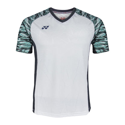 YY MENS V- SHIRT # VM-S092-2322-AW22-S HOT CORAL/JET BLACK 2