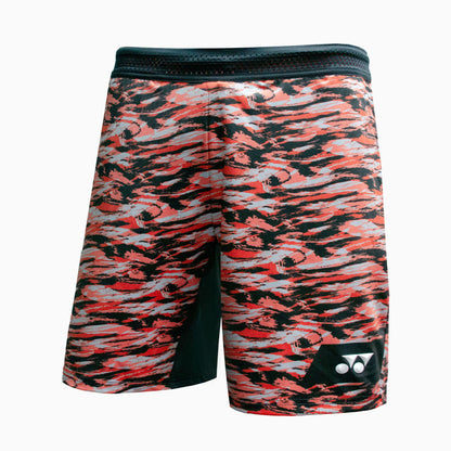 YY MENS SHORTS # SM-S092-2325-AW22-S HOT CORAL/JET BLACK 2XL
