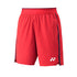 YONEX MENS KNIT SHORTS # 15207YX CLEAR RED 2XL