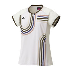 YONEX WOMENS CREW NECK SHIRT # 20854EX NATURAL 2XL