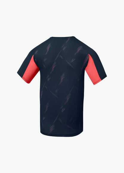 YONEX MENS ROUNDNECK  # RM-S092-2948-ACTIVE34-S CLASSIC BLUE