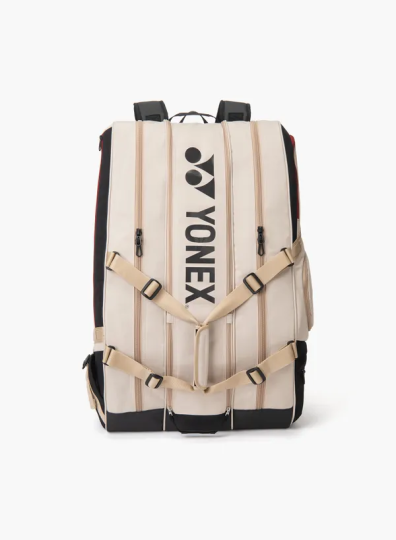 YONEX GEARLOGIC RACQUET BAG BT12# BA726212EX BEIGE