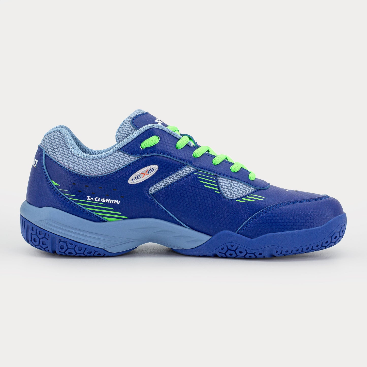 YONEX BADMINTON SHOES # HEXIS BLACK / WAVE BLUE
 23.5