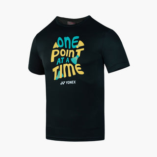 YONEX MENS ROUND NECK T-SHIRT  #  RM-S092-3047-EASY5-S JET B
