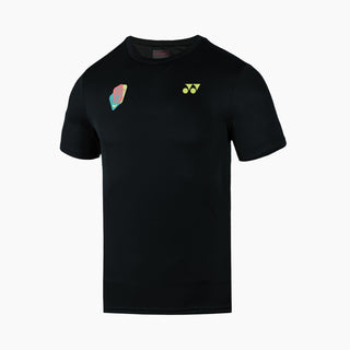 YONEX MENS ROUND NECK T-SHIRT  #  RM-S092-3046-EASY5-S JET B