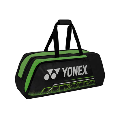 YONEX TOURNAMENT BAG #  ACE2-Q014-324-0431 JET BLACK/LIME PU