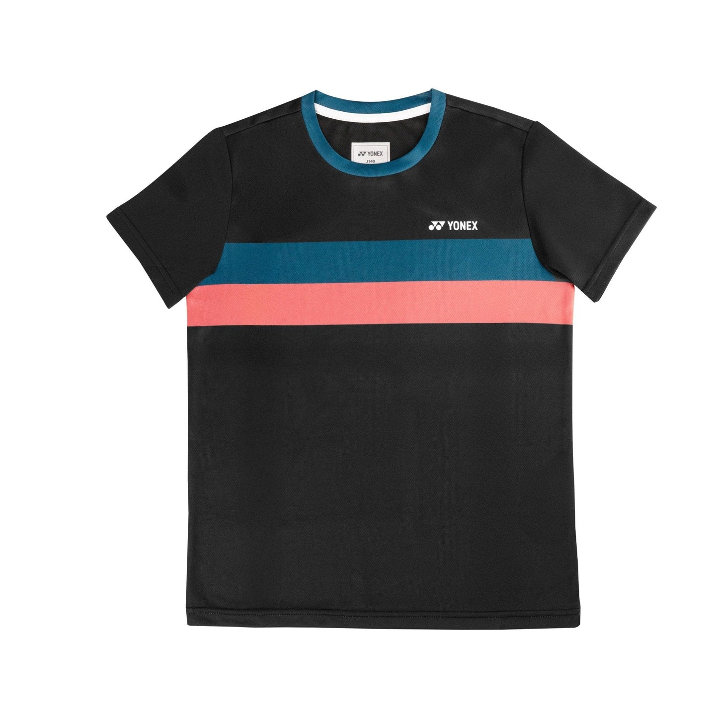 YONEX ROUND NECK MEN # RM-J035-2897-RW1-S JET BLACK 2XL