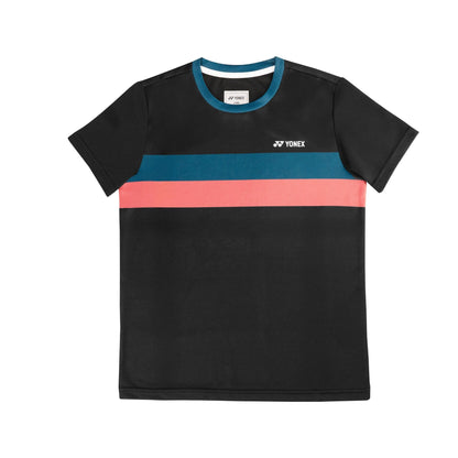 YONEX ROUND NECK MEN # RM-J035-2897-RW1-S JET BLACK 2XL