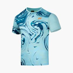 YONEX MENS ROUND NECK TEE  # RM-S092-2966-ESST3-S LIGHT BLUE