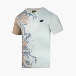 YONEX MENS ROUND NECK TEE  # RM-S092-2967-ESST3-S LIGHT TAUP